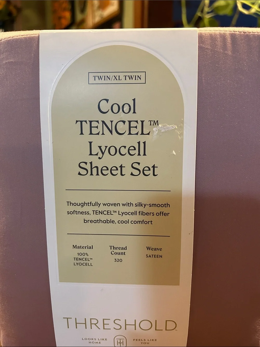 Threshold TENCEL Lyocell Sheet Set - Mauve Pink